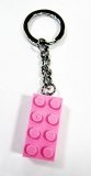 LEGO Sleutelhanger Steen 2x4 LICHTROZE
