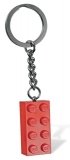 LEGO Key Chain Brick 2x4 RED
