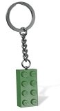 LEGO Key Chain Brick 2x4 DARK GREEN