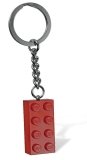 LEGO Key Chain Brick 2x4 DARK RED