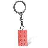 LEGO Key Chain Brick 2x4 CORAL