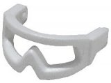 LEGO Sneeuwbril Vizier WIT (10 stuks)