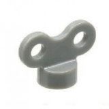 LEGO Toy Winder Key FLAT SILVER (10 pcs)