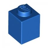 LEGO Steen 1x1 BLAUW (100 stuks)