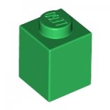 LEGO Steen 1x1 GROEN (100 stuks)