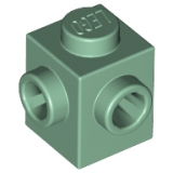 LEGO Brick 1x1 with Side studs SAND GREEN 100 pcs BRICKshop LEGO en DUPLO specialist