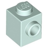 LEGO Steen 1x1 met 1 Zij-nop LICHTAQUA (100 stuks)