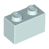 LEGO Steen 1x2 LICHTAQUA (100 stuks)