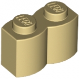 LEGO Steen 1x2 Palisade BEIGE (100 stuks)