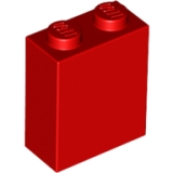 LEGO Steen 1x2x2 ROOD (100 stuks)