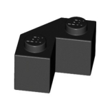 LEGO Steen 2x2 Facet ZWART (100 stuks)