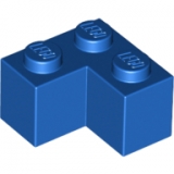 LEGO Brick 2x2 Corner BLUE (100 pcs)