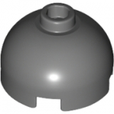 LEGO Brick 2x2 Round Dome Top DARK GRAY (100 pcs)