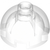 LEGO Steen 2x2 Rond Koepel Top TRANSPARANT (100 stuks)