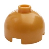 LEGO Steen 2x2 Rond Koepel Top GOUDKLEURIG (100 stuks)