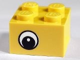 LEGO Steen 2x2 met Oog GEEL (100 stuks)