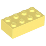 LEGO Brick 2x4 BRIGHT LIGHT YELLOW (100 pcs)
