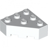 LEGO Brick 3x3 Facet WHITE (100 pcs)