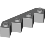 LEGO Steen 4x4 Facet LICHTGRIJS (100 stuks)