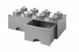 LEGO Brick Drawer 8 LIGHT GRAY