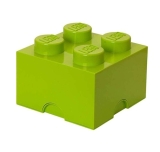 LEGO Storage Brick 4 LIMEGROEN