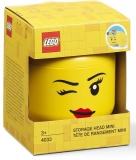 LEGO Opbergbox Hoofd XS Girl Knipoog