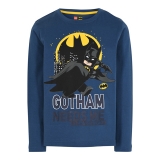 LEGO T-Shirt Batman DONKERBLAUW (M12010214 - Maat 128)