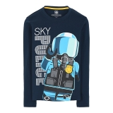 LEGO T-Shirt City DONKERBLAUW (M12010286 - Maat 122)