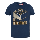 LEGO T-Shirt DONKERBLAUW (LWTIAS 601 - Maat 122)