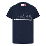LEGO T-Shirt DONKERBLAUW (LWTINUS 306 - Maat 116)