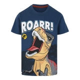 LEGO T-Shirt Jurassic World DONKERBLAUW (M12010200 - Maat 128)