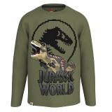 LEGO T-Shirt Jurassic World GROEN (M12010406 - Maat 140)