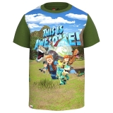 LEGO T-Shirt Jurassic World GROEN (M12010523 - Maat 134)