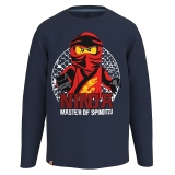 LEGO T-Shirt Ninjago DONKERBLAUW (M12010383 - Maat 140)