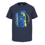 LEGO T-Shirt Ninjago DONKERBLAUW (M12010480 - Maat 134)