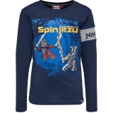 LEGO T-Shirt Ninjago DONKERBLAUW (TEO730 - Maat 140)