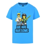LEGO T-shirt BLAUW (M12010025 - Maat 128)