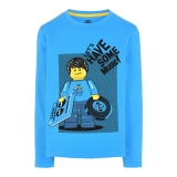 LEGO T-shirt BLAUW (M12010040 - Maat 122)