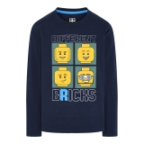 LEGO T-shirt DONKERBLAUW (M12010041 - Maat 110)