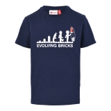 LEGO T-shirt DONKERBLAUW (LWTIAS 305 - Maat 134)