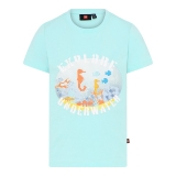 LEGO T-shirt Explore LICHTTURQUISE (LWTAYLOR 309 - Maat 116)