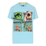 LEGO T-shirt Jurassic World LICHT TURQUOISE (M12010110-Maat 128)