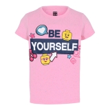 LEGO T-shirt LICHTROZE (M12010073 - Maat 134)