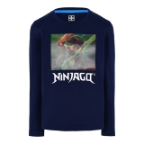 LEGO T-shirt Ninjago DONKERBLAUW (M12010030 - Maat 128)