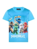 LEGO T-shirt Ninjago HELDERBLAUW (LWTAYLOR 623 - Maat 140)