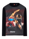 LEGO T-shirt Ninjago BLACK (LWTAYLOR 713 - Size 128)