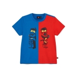 LEGO T-shirt Ninjago BLAUW (LWTANO 101 - Maat 116)