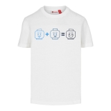 LEGO T-shirt WHITE (LWTIAS 302 - Size 128)