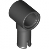 LEGO Technic Pin met Pin Gat ZWART (100 stuks)