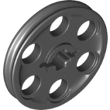 LEGO Technisch Wiel 3x3 ZWART (100 stuks)